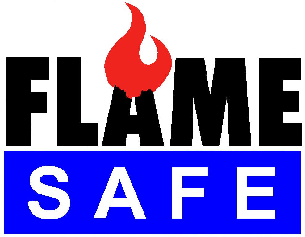 flame safe fire retardant logo